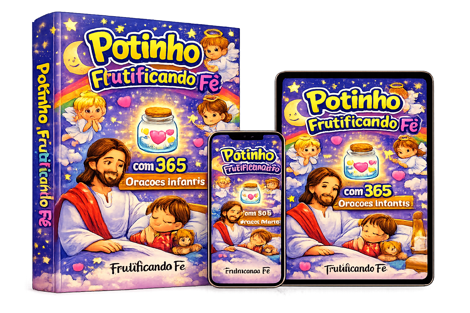 Bônus: Potinho Frutificando Fé com 365 orações infantis